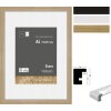Nielsen houten fotolijst Skava met passe-partout 13x18 cm tot 70x100 cm