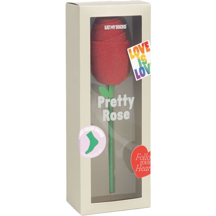 EatMySocks Korte Sokken Mooi Rozenrood 100% Katoen Cadeau Idee