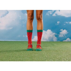 EatMySocks Lange Sok Verse Watermeloen