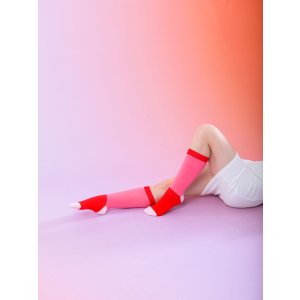 EatMySocks Crew Sokken Viva la Vulva Wit