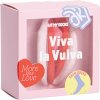 EatMySocks Crew Sokken Viva la Vulva Wit