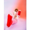 EatMySocks Crew Sokken Viva la Vulva Wit