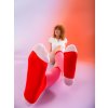 EatMySocks Crew Sokken Viva la Vulva Wit