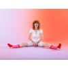 EatMySocks Crew Sokken Viva la Vulva Wit