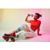 EatMySocks Lange Sokken Zoete Lolly Regenboog Lolly Maat Eén Maat