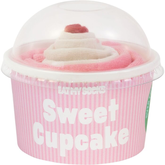 EatMySocks lange sokken Aardbei Cupcake geschenkdoos kuit sokken