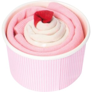 EatMySocks lange sokken Aardbei Cupcake geschenkdoos kuit sokken
