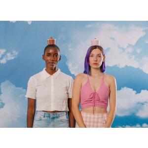 EatMySocks lange sokken Aardbei Cupcake geschenkdoos kuit sokken