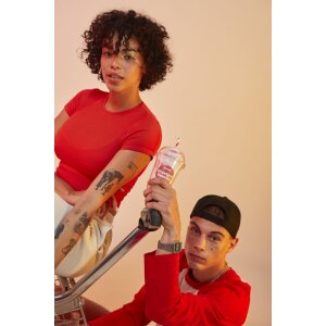 EatMySocks dubbelpak sokken Strawberry Smoothie enkelsok crew sok