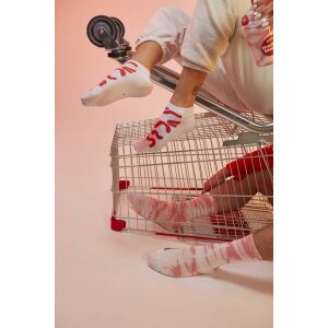 EatMySocks dubbelpak sokken Strawberry Smoothie enkelsok crew sok