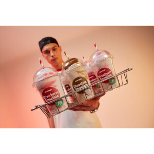 EatMySocks dubbelpak sokken Strawberry Smoothie enkelsok crew sok