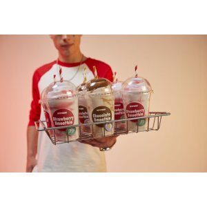 EatMySocks dubbelpak sokken Strawberry Smoothie enkelsok crew sok