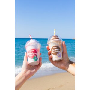 EatMySocks dubbelpak sokken Strawberry Smoothie enkelsok crew sok