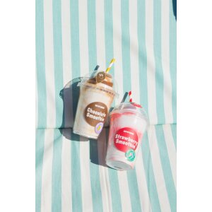 EatMySocks dubbelpak sokken Strawberry Smoothie enkelsok crew sok