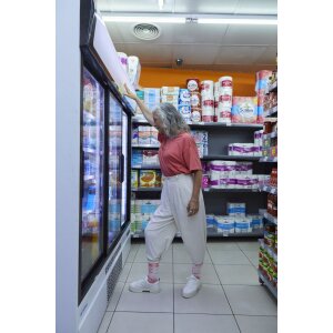 EatMySocks dubbelpak sokken Strawberry Smoothie enkelsok crew sok