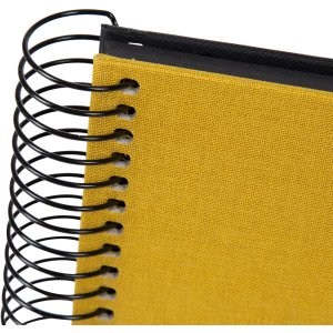 Goldbuch spiraalalbum Bella Vista mosterd 20x20 cm 40 zwarte paginas