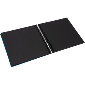 Goldbuch spiraalalbum Bella Vista petrol 20x20 cm 40 zwarte paginas