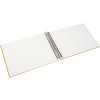Goldbuch spiraalalbum Bella Vista mosterd 24x17 cm 40 witte paginas linnen