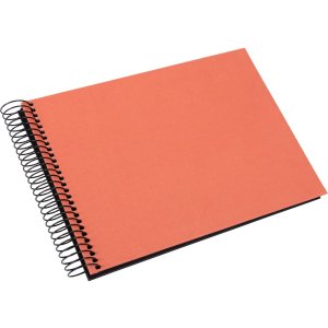 Goldbuch spiraalalbum Bella Vista zalm 24x17 cm 40 zwarte paginas