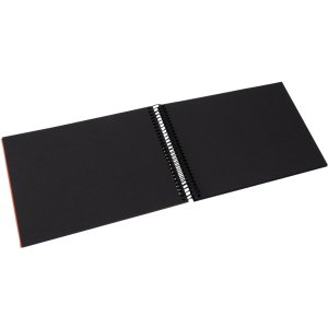 Goldbuch spiraalalbum Bella Vista zalm 24x17 cm 40 zwarte paginas