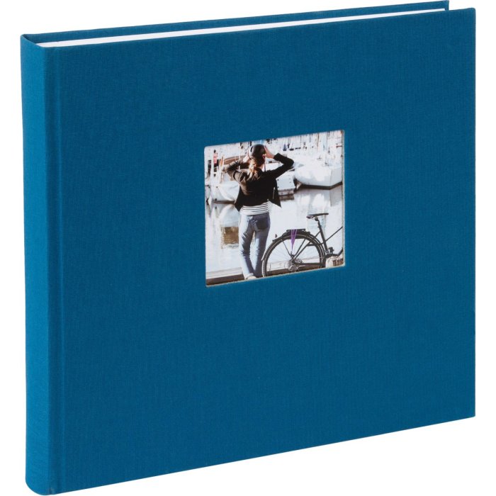 Goldbuch fotoalbum Bella Vista petrol 25x25 cm linnen 60 paginas