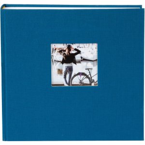 Goldbuch fotoalbum Bella Vista petrol 25x25 cm linnen 60 paginas