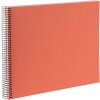 Goldbuch spiraalalbum Bella Vista zalm 34x30 cm 40 witte paginas fotokarton