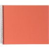 Goldbuch spiraalalbum Bella Vista zalm 34x30 cm 40 witte paginas fotokarton