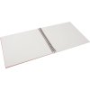 Goldbuch spiraalalbum Bella Vista zalm 34x30 cm 40 witte paginas fotokarton