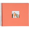 Goldbuch spiraalalbum Bella Vista zalm 34x30 cm 40 zwarte bladzijden uitgestanst