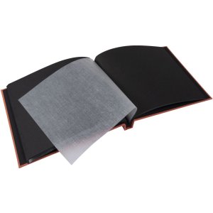 Goldbuch schroefdekselalbum Bella Vista zalm 30x25 cm 40 zwarte paginas
