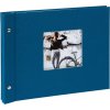 Goldbuch schroefdekselalbum Bella Vista Petrol 30x25 cm 40 witte paginas