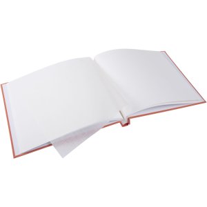 Goldbuch schroefdekselalbum Bella Vista zalm 30x25 cm linnen uitklapbaar