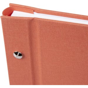 Goldbuch schroefdekselalbum Bella Vista zalm 30x25 cm linnen uitklapbaar