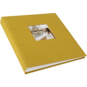 Goldbuch fotoalbum Bella Vista mosterd 30x31 cm 60 witte paginas