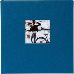Goldbuch fotoalbum Bella Vista petrol 30x31 cm 60 witte paginas