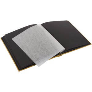 Goldbuch fotoalbum Bella Vista mosterd linnen 60 paginas 30x31cm met glassine