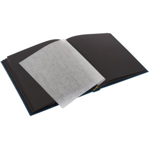 Goldbuch fotoalbum Bella Vista petrol 30x31 cm 60 zwarte paginas