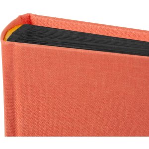Goldbuch fotoalbum Bella Vista zalm 30x31 cm 60 zwarte paginas linnen