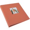 Goldbuch fotoalbum Bella Vista zalm 30x31 cm 60 zwarte paginas linnen