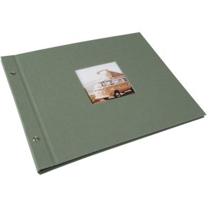 Goldbuch schroefdekselalbum Bella Vista Artichoke 40 zwarte paginas 39x31 cm