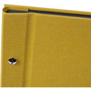 Goldbuch schroefdekselalbum Bella Vista mosterd 39x31 cm 40 zwarte paginas