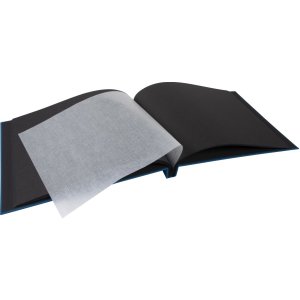 Goldbuch schroefdekselalbum Bella Vista Petrol 39x31 cm 40 zwarte paginas