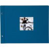 Goldbuch schroefdekselalbum Bella Vista Petrol 39x31 cm 40 zwarte paginas