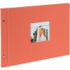 Goldbuch schroefdekselalbum Bella Vista zalm 39x31 cm 40 zwarte paginas