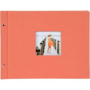 Goldbuch schroefdekselalbum Bella Vista zalm 39x31 cm 40 witte paginas
