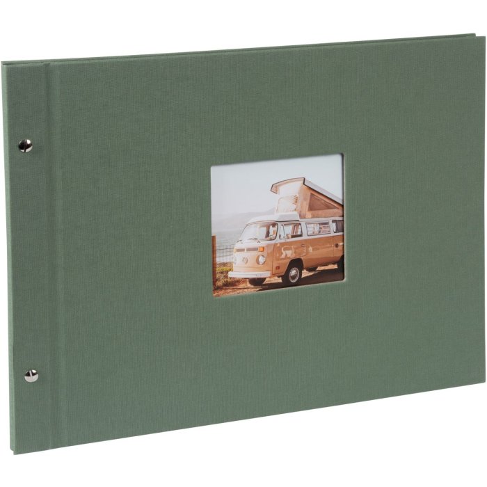 Goldbuch schroefdekselalbum Bella Vista Artichoke 40 paginas linnen kaft 39x31 cm