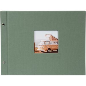 Goldbuch schroefdekselalbum Bella Vista Artichoke 40 paginas linnen kaft 39x31 cm