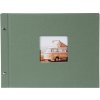 Goldbuch schroefdekselalbum Bella Vista Artichoke 40 paginas linnen kaft 39x31 cm