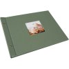 Goldbuch schroefdekselalbum Bella Vista Artichoke 40 paginas linnen kaft 39x31 cm